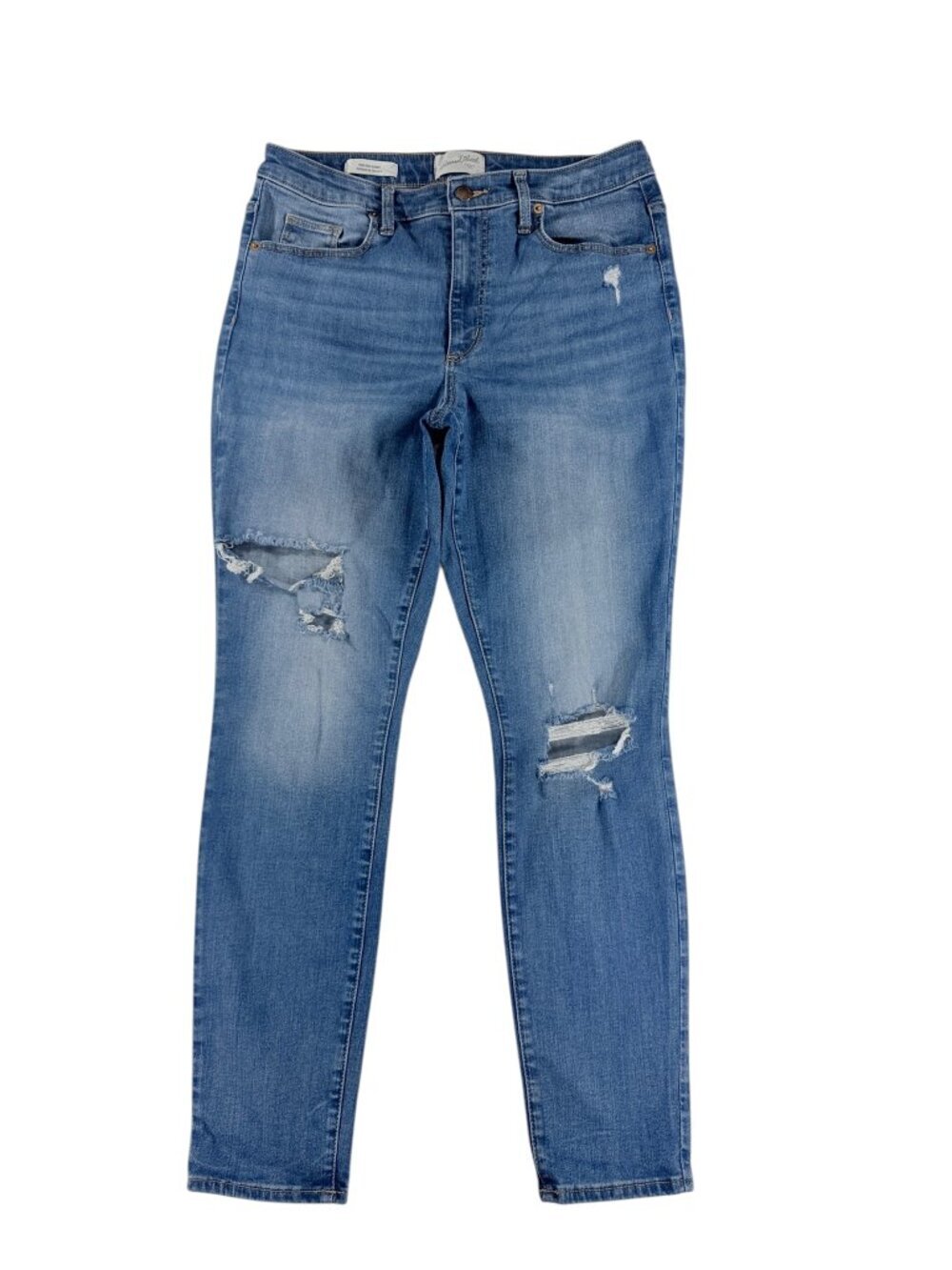 Women's High Rise Distressed Stretch Jeans Size 10/30R